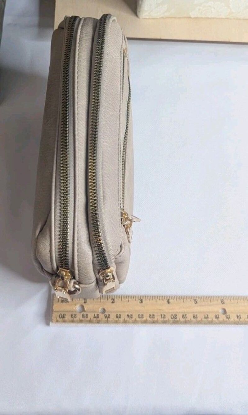 Crossbody Bag - Beige, Casual, Small - Picture 3 of 4